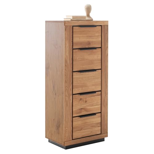 Sideboard Kommode 62cm in Eiche teilmassiv, Fronten Massivholz/Echtholz Sideboard Kommode 62cm in Eiche teilmassiv, Fronten Massivholz/Echtholz