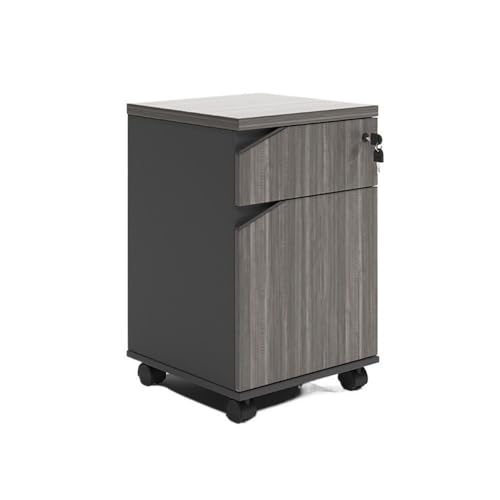 Büroschrank aus Holz, unter dem Schreibtisch, abschließbar, Aktenaufbewahrung, kurzes Büro-Sideboard mit Schublade, moderner Aktenschrank aus Holz für Zuhause und Büro, Organisation (braun) Büroschrank aus Holz, unter dem Schreibtisch, abschließbar, Aktenaufbewahrung, kurzes Büro-Sideboard mit Schublade, moderner Aktenschrank aus Holz für Zuhause und Büro, Organisation (braun)