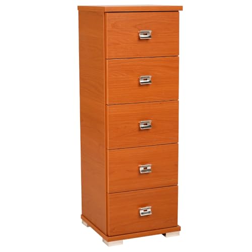 Liberoshopping Mobil Schubladen klein Holz 5 Schubladen Multifunktion (Kirschbaum) Liberoshopping Mobil Schubladen klein Holz 5 Schubladen Multifunktion (Kirschbaum)