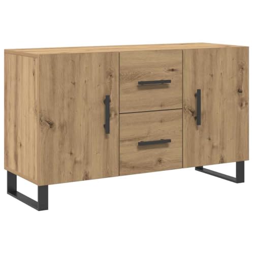 vidaXL Sideboard, Kommode mit Stauraum, Anrichte Schrank für Wohnzimmer, Beistellschrank Mehrzweckschrank, Artisan-Eiche Holzwerkstoff vidaXL Sideboard, Kommode mit Stauraum, Anrichte Schrank für Wohnzimmer, Beistellschrank Mehrzweckschrank, Artisan-Eiche Holzwerkstoff