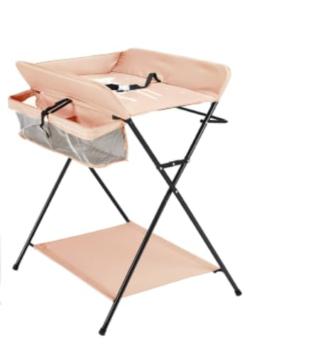 ATIVLB Baby Wickelkombi Klappbare Wickelkommode,Wickeltisch Mit Rollen,Mobiler Wickeltisch Mit Wickelauflage,Sicherheits gurt Und AblagefäChern,Wasserdich t Und HöHenverstellbar,Stabil ATIVLB Baby Wickelkombi Klappbare Wickelkommode,Wickeltisch Mit Rollen,Mobiler Wickeltisch Mit Wickelauflage,Sicherheits gurt Und AblagefäChern,Wasserdich t Und HöHenverstellbar,Stabil