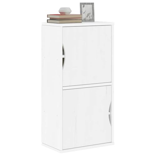 Gecheer 2 Fächern Anrichte Schrank Beistellschrank Mehrzweckschrank Standschrank Wohnzimmer Flur ODDA Weiß 40x24x79 Gecheer 2 Fächern Anrichte Schrank Beistellschrank Mehrzweckschrank Standschrank Wohnzimmer Flur ODDA Weiß 40x24x79