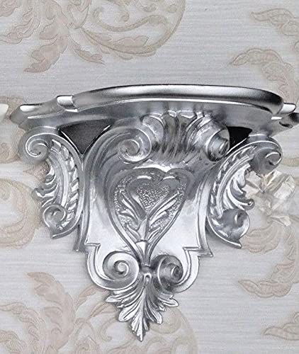 Artissimo Wandkonsole Silber Barock Antik Wandregal Kommode Spiegelablage 29cm x 25 cm Hängekonsole Artissimo Wandkonsole Silber Barock Antik Wandregal Kommode Spiegelablage 29cm x 25 cm Hängekonsole