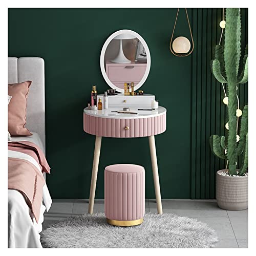 Kosmetikspiegel Mit Licht Und Tischset Luxus Einzeln Schminktisch Spiegel Schminktisch Für Schlafzimmer Möbel Mini Moderne Kommode Teenager Eitelkeit Mit Spiegel Und Hocker(A) Kosmetikspiegel Mit Licht Und Tischset Luxus Einzeln Schminktisch Spiegel Schminktisch Für Schlafzimmer Möbel Mini Moderne Kommode Teenager Eitelkeit Mit Spiegel Und Hocker(A)