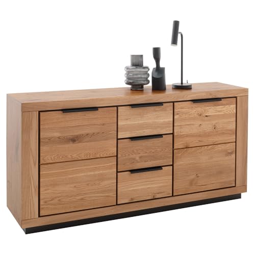 Sideboard Kommode in Eiche teilmassiv, Fronten Massivholz/Echtholz Sideboard Kommode in Eiche teilmassiv, Fronten Massivholz/Echtholz