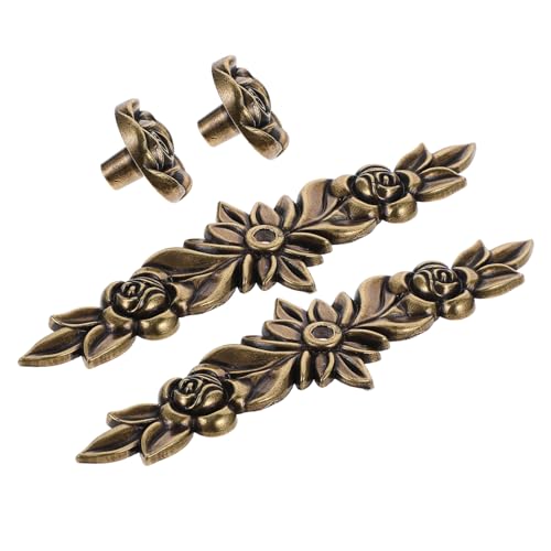 Cabilock 2 Stück Vintage Einzelnes Robuste Zinklegierung Antike Möbelknöpfe für Küche Schrank Kommode und Kleiderschrank Cabilock 2 Stück Vintage Einzelnes Robuste Zinklegierung Antike Möbelknöpfe für Küche Schrank Kommode und Kleiderschrank