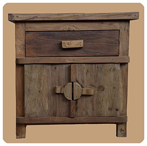 Simandra Massivholz Kommode Shabby chic Vintage Teak Holz Möbel Unikat Handarbeit Antik 3 Simandra Massivholz Kommode Shabby chic Vintage Teak Holz Möbel Unikat Handarbeit Antik 3
