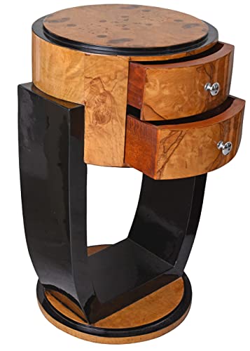 Art Deco Nachttisch Wurzelholz Kommode Antik Nachtkommode Braun Nachtschrank cat019 Palazzo Exklusiv Art Deco Nachttisch Wurzelholz Kommode Antik Nachtkommode Braun Nachtschrank cat019 Palazzo Exklusiv