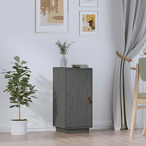 Gecheer Sideboard Grau 34x40x75 cm Massivholz Kiefer, Kommode Anrichte Schrank Beistellschrank Mehrzweckschrank Standschrank Bücherschrank Lagerschrank Gecheer Sideboard Grau 34x40x75 cm Massivholz Kiefer, Kommode Anrichte Schrank Beistellschrank Mehrzweckschrank Standschrank Bücherschrank Lagerschrank