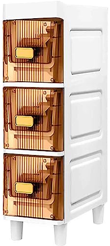 Freistehender schmaler Badezimmerschrank, große Kommode mit 3/4/5/6 Etagen, mit transparenten Schubladen und Rollen, platzsparender vertikaler Aufbewahrungsturm für Schlafzimmer und Küche Freistehender schmaler Badezimmerschrank, große Kommode mit 3/4/5/6 Etagen, mit transparenten Schubladen und Rollen, platzsparender vertikaler Aufbewahrungsturm für Schlafzimmer und Küche