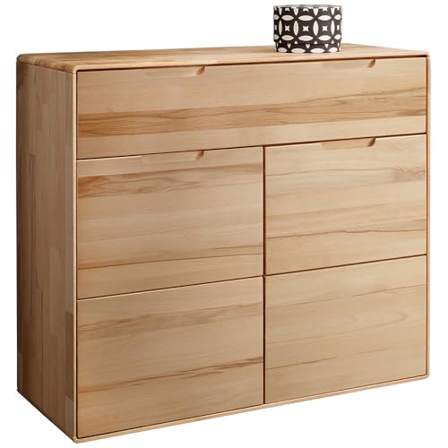 Kommode Massivholz geölt 100 cm breit Sideboard Schrank Anrichte Wohnzimmerschrank Wohnzimmermöbel modern in Kernbuche Kommode Massivholz geölt 100 cm breit Sideboard Schrank Anrichte Wohnzimmerschrank Wohnzimmermöbel modern in Kernbuche
