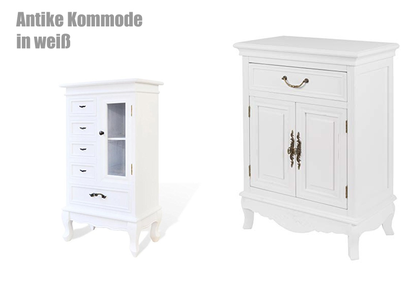 Antik Kommode in weiß Antik Kommode in weiß