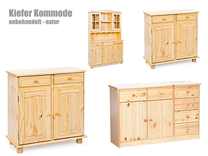 Kommode Kiefer undbehandelt Kommode Kiefer unbehandelt