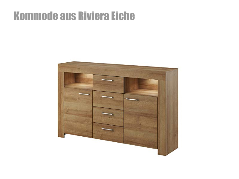 Kommode Riviera Eiche Kommode Riviera Eiche